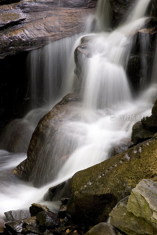 Amicalola Falls Falls佐治亚州道森县的细节